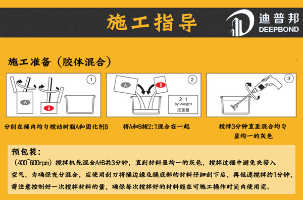 進(jìn)口粘鋼膠施工注意