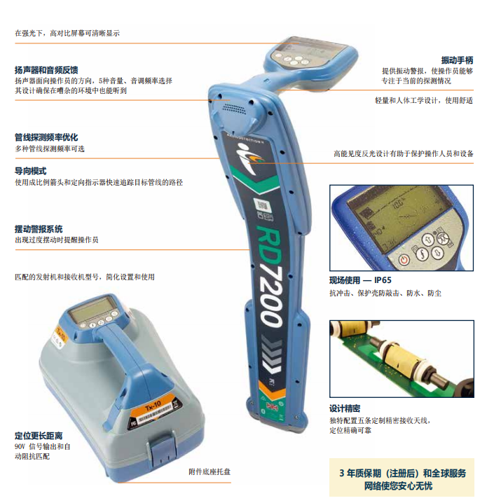 英國(guó)雷迪RD7200管線探測(cè)儀